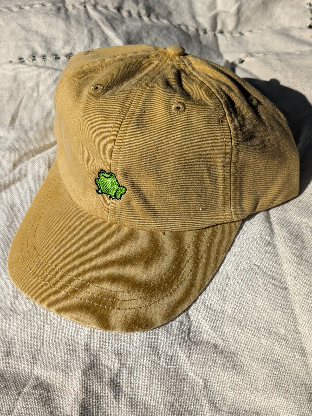 Lil Frog Ballcap - Mustard