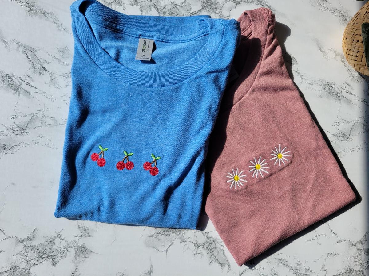 Embroidered Tank Tops - Women's Sizing
