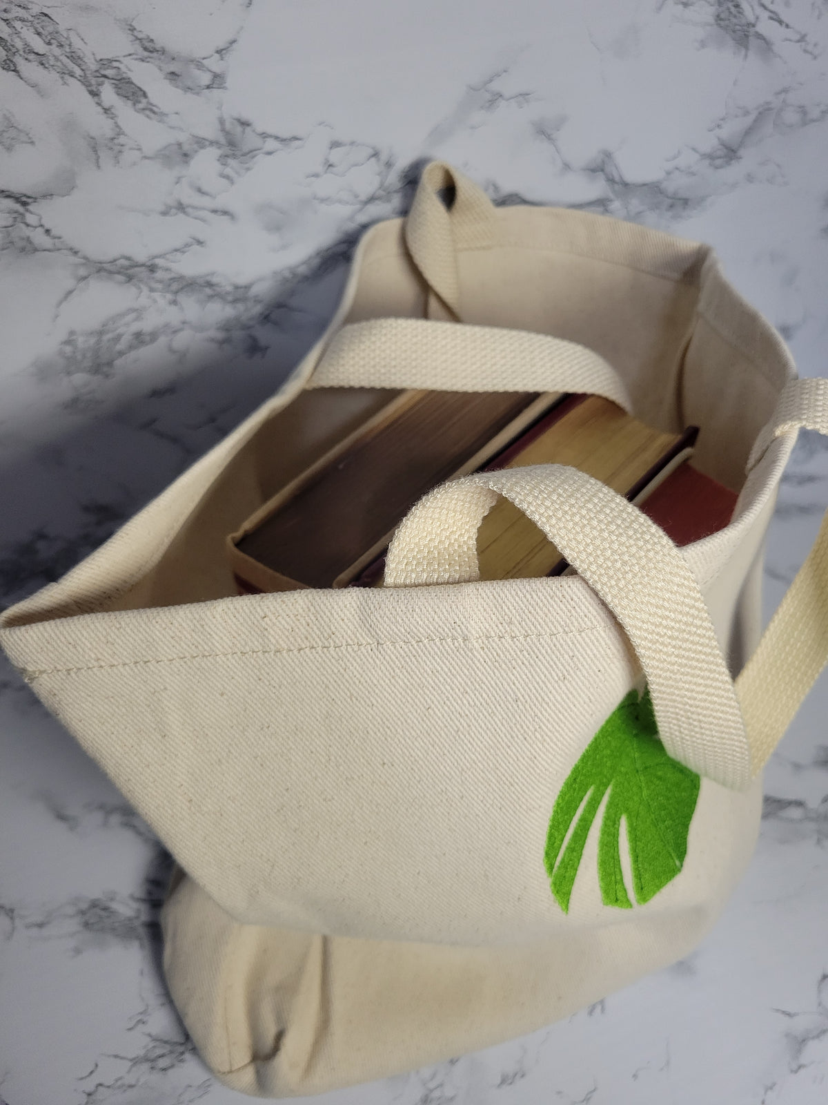 Monstera Leaf Tote Bag