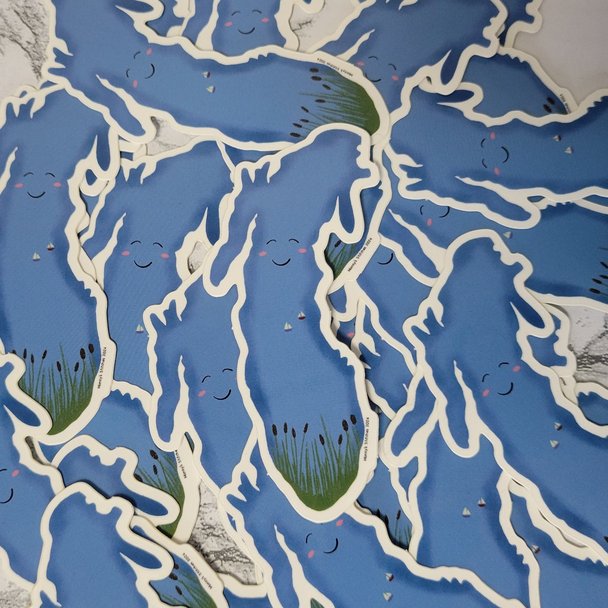 Lake Michigan Vinyl Sticker 3"