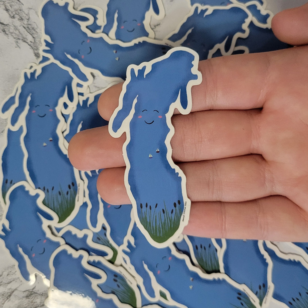 Lake Michigan Vinyl Sticker 3"