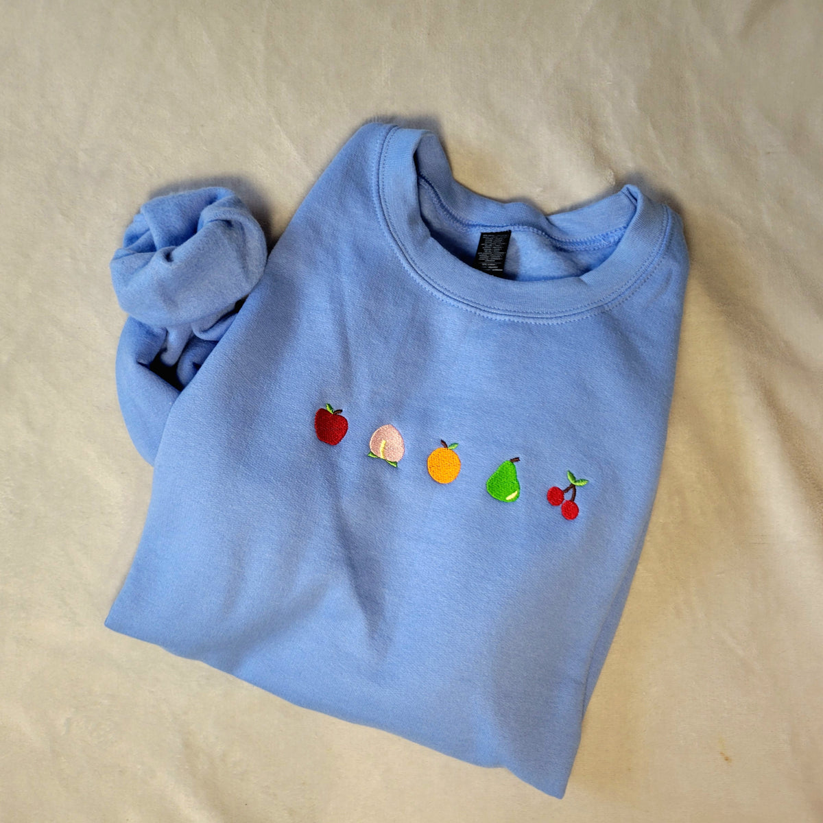 Fruit Medley Embroidered Sweatshirt - Crewneck or Hoodie