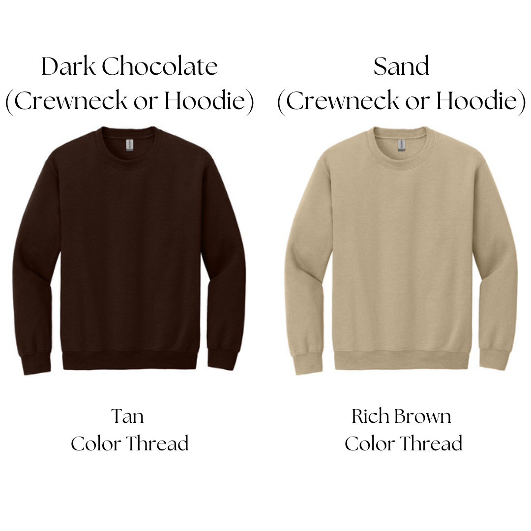 Embroidered Meowdy Sweatshirt - Crewneck or Hoodie