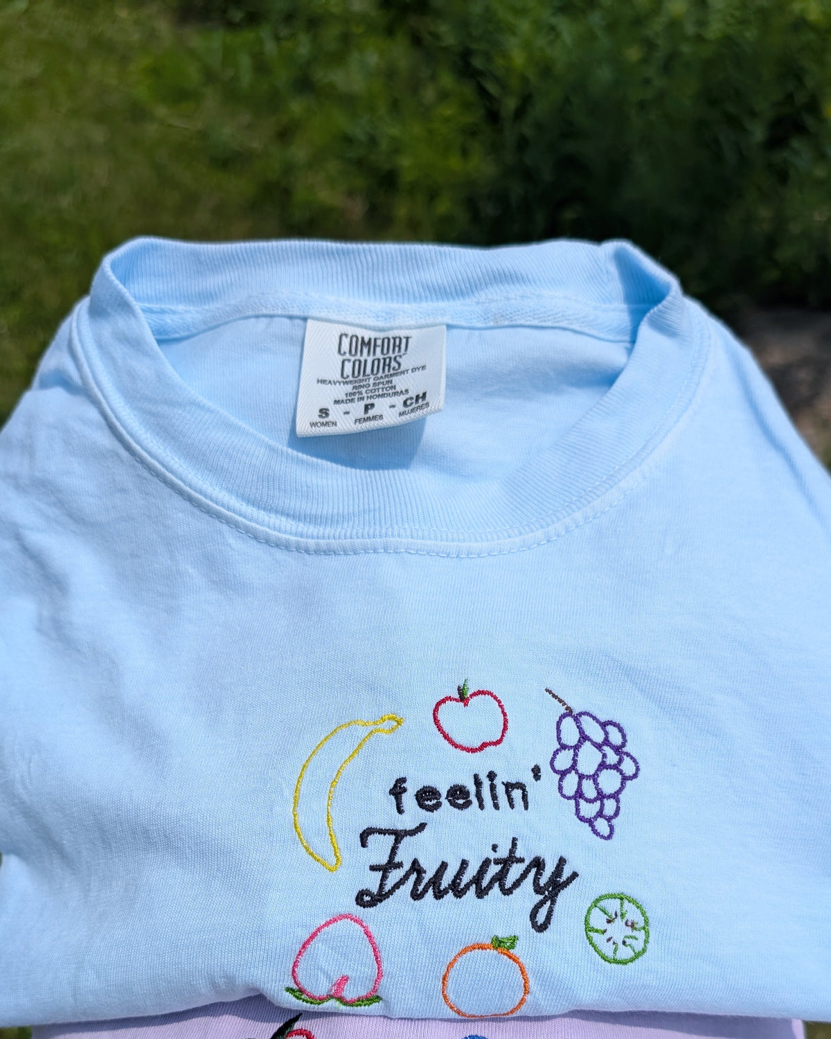 Feelin' Fruity Embroidered Shirt - Unisex Sizing