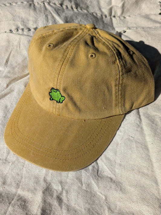 Lil Frog Ballcap - Mustard
