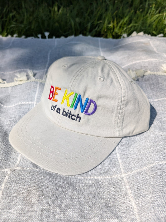 Be Kind of a Bitch Ballcap - Ivory