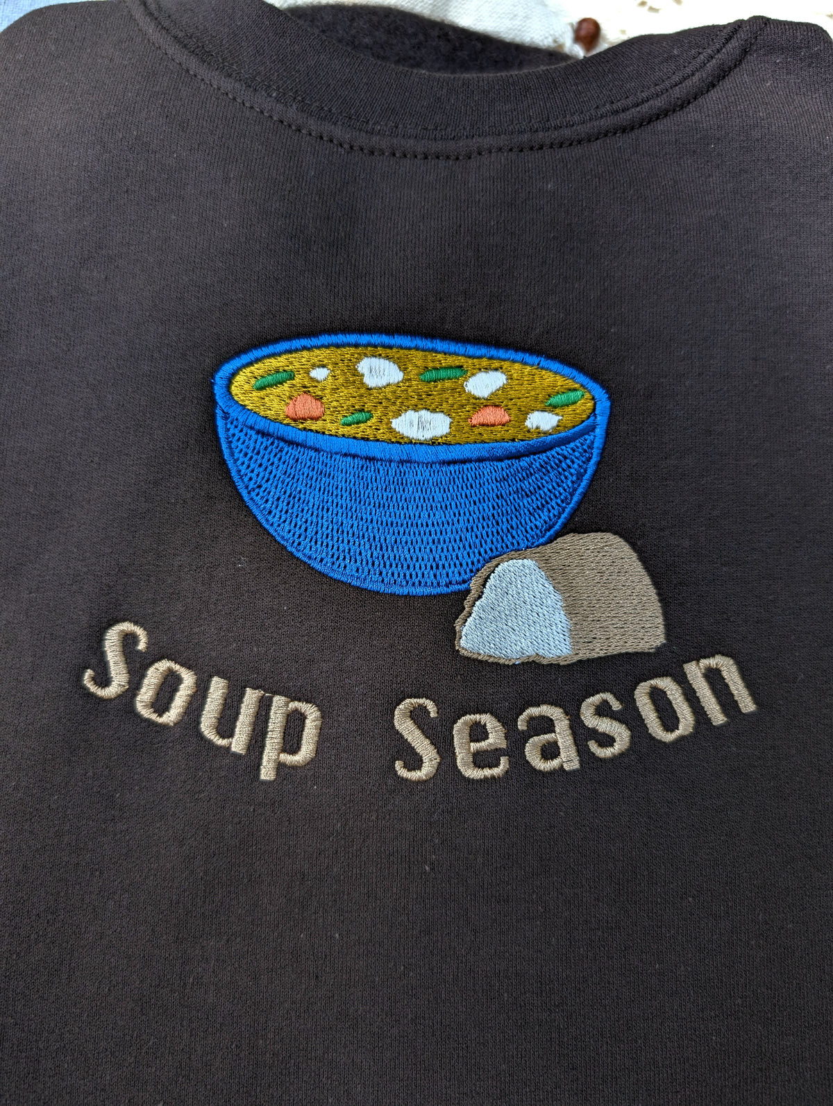 Soup Season Embroidered Sweatshirt - Crewneck or Hoodie